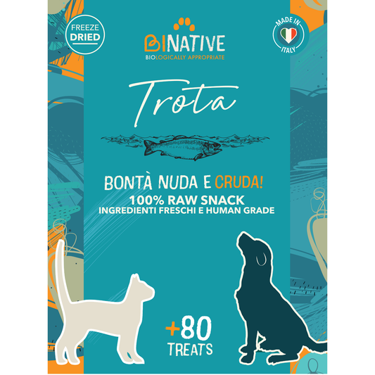 Snack Naturale per Cani e Gatti alla TROTA *** in arrivo ***